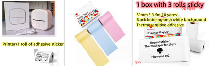 Portable Mini Thermal Label Printer Home Photo Printer Student Wrong Question Printer Bluetooth-compatible Mini Label Printer Price Tag DS World