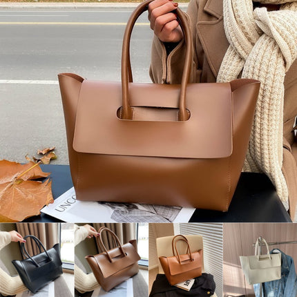 Fashion Women Shoulder Bags Large Capacity Handbags Simple Retro Tote Bags Solid Color Famous Brand High Quality Bags DS World