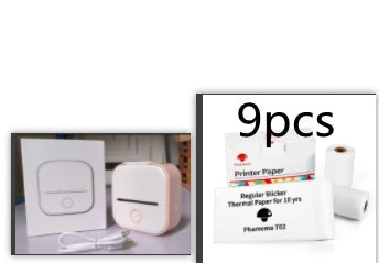 Portable Mini Thermal Label Printer Home Photo Printer Student Wrong Question Printer Bluetooth-compatible Mini Label Printer Price Tag DS World