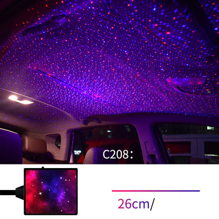 Star Light Projector Party Lights USB LED Light Interior Lighting LED Interior Car Lights Starry Sky Galaxy Night Lights DS World