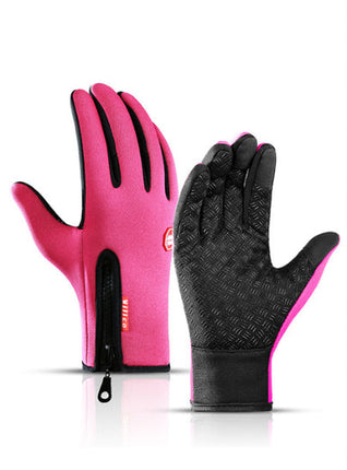 Winter Gloves Touch Screen Riding Motorcycle Sliding Waterproof Sports Gloves With Fleece DS World