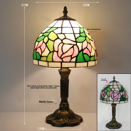 Tiffany Style Stained Glass Table Lamp DS World