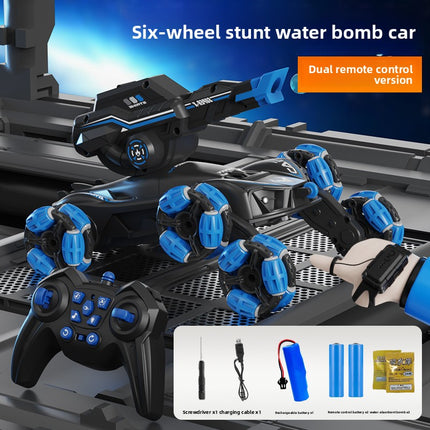 Children's six-wheeled tank