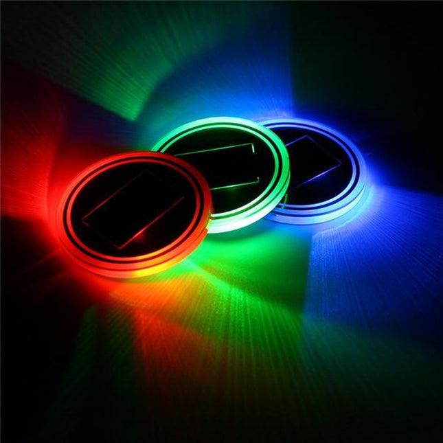 Solar Powered LED Cup Mats DS World