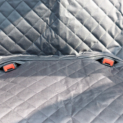 Dog Car Seat Cover View Mesh Pet Carrier Hammock Safety Protector Car Rear Back Seat Mat With Zipper And Pocket For Travel DS World