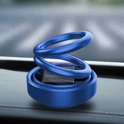 Solar Auto Rotation Car Air Freshener Perfume Seat DS World