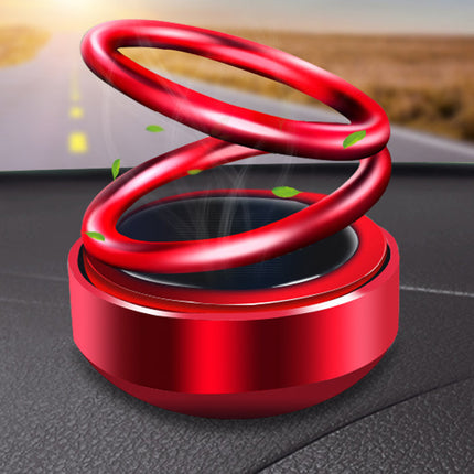 Solar Auto Rotation Car Air Freshener Perfume Seat DS World