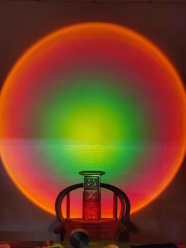 The Sun Never Sets Projection Sunset Atmosphere Light DS World