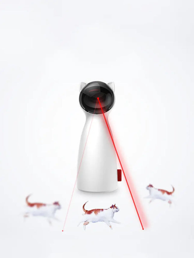 Automatic Cat Toys Interactive Smart Teasing Pet LED Laser Funny DS World