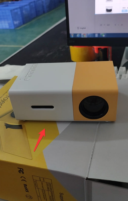 Portable Projector 3D Hd Led Home Theater Cinema HDMI-compatible Usb Audio Projector Yg300 Mini Projector DS World