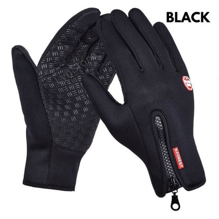 Winter Gloves Touch Screen Riding Motorcycle Sliding Waterproof Sports Gloves With Fleece DS World