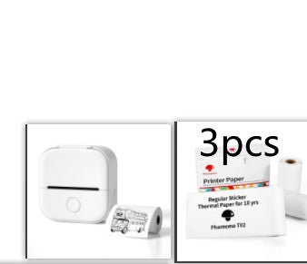 Portable Mini Thermal Label Printer Home Photo Printer Student Wrong Question Printer Bluetooth-compatible Mini Label Printer Price Tag DS World