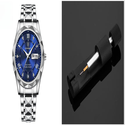 Men's Waterproof Double Calendar Luminous Quartz Watch