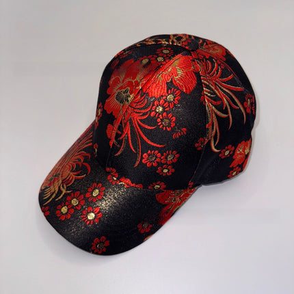 Floral Embroidered Baseball Caps for Men and Women
