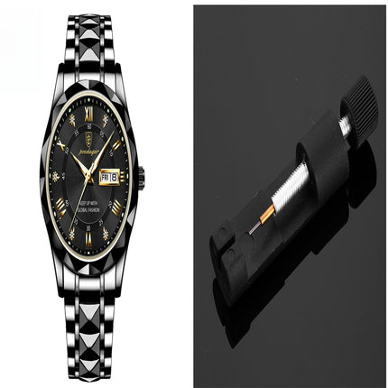 Men's Waterproof Double Calendar Luminous Quartz Watch