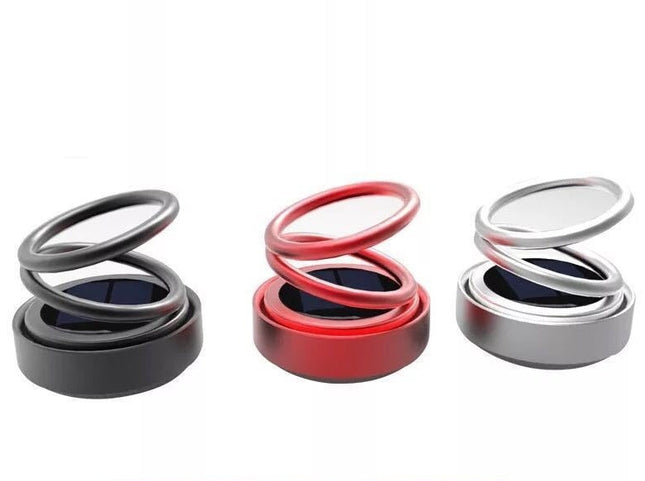 Solar Auto Rotation Car Air Freshener Perfume Seat DS World