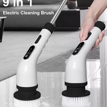 Electric Spin Scrubber Cordless Cleaning Brush Bathroom Rotating Scrubber DS World