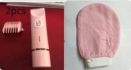 2 In 1 Hair Remover Women's Double Head Shaver Private Pubic Hair Trimmer Electric Razor Wet Dry Electric Body Hair DS World