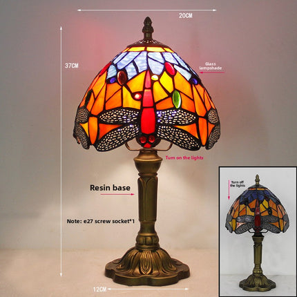 Tiffany Style Stained Glass Table Lamp DS World