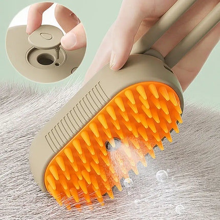 Cat Steam Brush Steamy Dog Brush 3 In 1 Electric Spray Cat Hair Brushes For Massage Pet Grooming Comb Hair Removal Combs Pet Products DS World