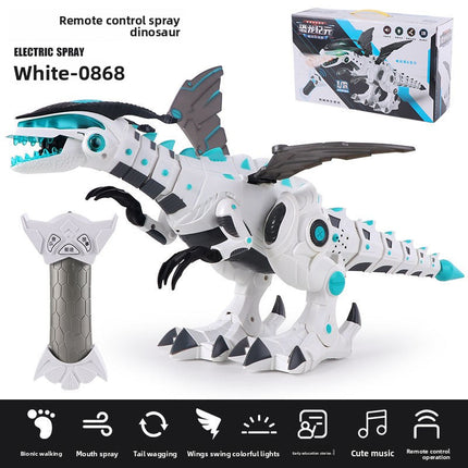 Remote-controlled spray dinosaur