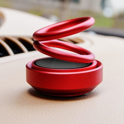 Solar Auto Rotation Car Air Freshener Perfume Seat DS World