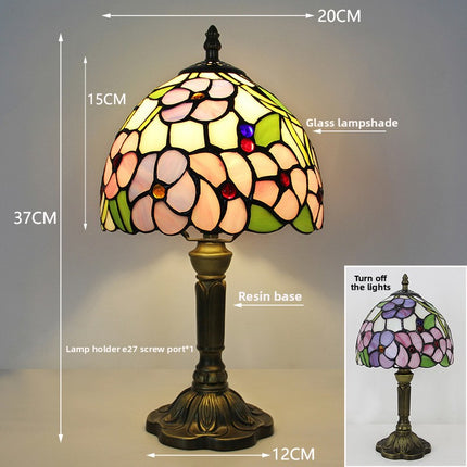Tiffany Style Stained Glass Table Lamp DS World