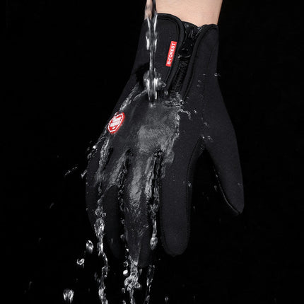 Winter Gloves Touch Screen Riding Motorcycle Sliding Waterproof Sports Gloves With Fleece DS World