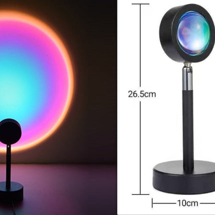 The Sun Never Sets Projection Sunset Atmosphere Light DS World