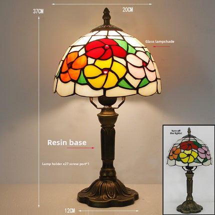 Tiffany Style Stained Glass Table Lamp DS World