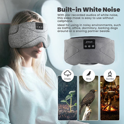 White Noise Bluetooth Sleep Eye Mask DS World