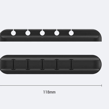 Silicone USB Cable Winder Desktop Cable Organizer Management Multipurpose Clips Cables Protector For Wired Headphones DS World