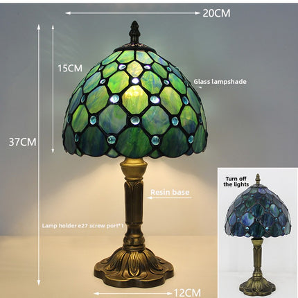 Tiffany Style Stained Glass Table Lamp DS World