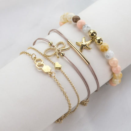 Bohemian Bracelets & Bangles Set Vintage Bead Boho Charm Bracelet For Women Jewelry Accessories Pulseras Mujer Bijoux Femme
