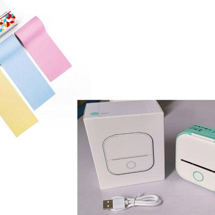 Portable Mini Thermal Label Printer Home Photo Printer Student Wrong Question Printer Bluetooth-compatible Mini Label Printer Price Tag DS World