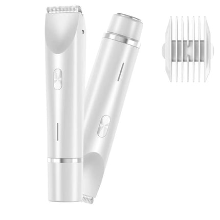 2 In 1 Hair Remover Women's Double Head Shaver Private Pubic Hair Trimmer Electric Razor Wet Dry Electric Body Hair DS World