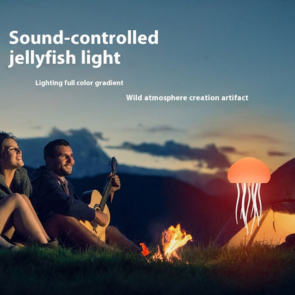 Jellyfish Mood Lamp LED Jellyfish Night Light Portable Jellyfish Lamp Jellyfish Decorations Smart Table Lamp For Bedside Desk DS World
