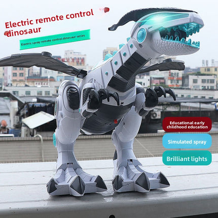 Remote-controlled spray dinosaur