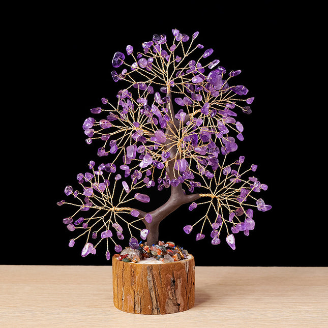 Natural Crystal Tree Decoration for Home and Gifts