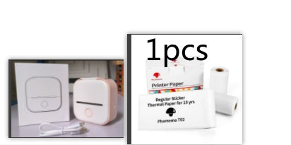 Portable Mini Thermal Label Printer Home Photo Printer Student Wrong Question Printer Bluetooth-compatible Mini Label Printer Price Tag DS World