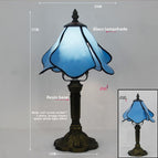 Pushbutton Switch / 20cm Blue Lotus