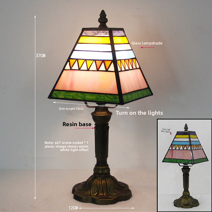 Tiffany Style Stained Glass Table Lamp DS World
