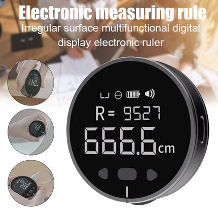 Distance Measuring Instrument Electronic Measuring Ruler Tape Measure High Definition Digital LCD High Precision Electronic Measuring Ruler Tool DS World
