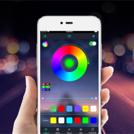 Car Ambient Light 64 Color Cold Light Color Changing Light Guide