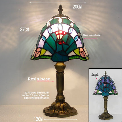 Tiffany Style Stained Glass Table Lamp DS World