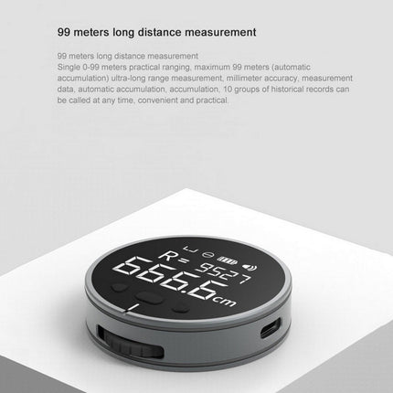 Distance Measuring Instrument Electronic Measuring Ruler Tape Measure High Definition Digital LCD High Precision Electronic Measuring Ruler Tool DS World