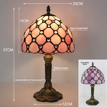 Tiffany Style Stained Glass Table Lamp DS World