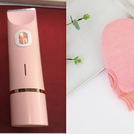 2 In 1 Hair Remover Women's Double Head Shaver Private Pubic Hair Trimmer Electric Razor Wet Dry Electric Body Hair DS World