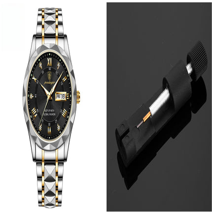 Men's Waterproof Double Calendar Luminous Quartz Watch