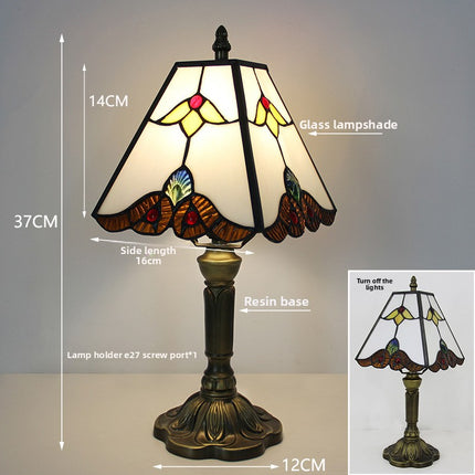 Tiffany Style Stained Glass Table Lamp DS World
